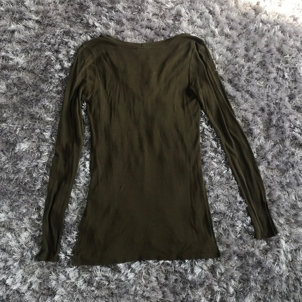 Long sleeve Forever 21 ribbed shirt - Picture 4 of 4